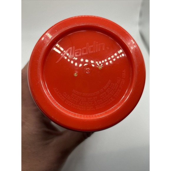 PLASTIC THERMOS GI JOE 1985 HASBRO BRADLEY ALADDIN INDUSTRIES - Picture 6 of 9